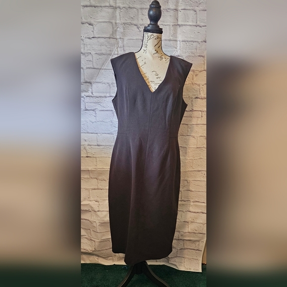 Eliza J Elegant Black Sleeveless Dress SIZE 14 - Picture 1 of 15